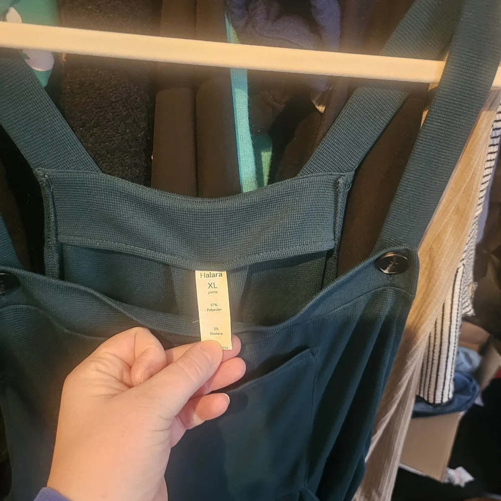 HALARA Deep Teal Pinafore Jumper - Picture 2 of 6